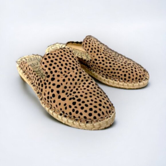 DV by Dolce Vita Elaine Leopard Slip On Espadrille Mules, Women's Size 7.5 - Picture 2 of 11